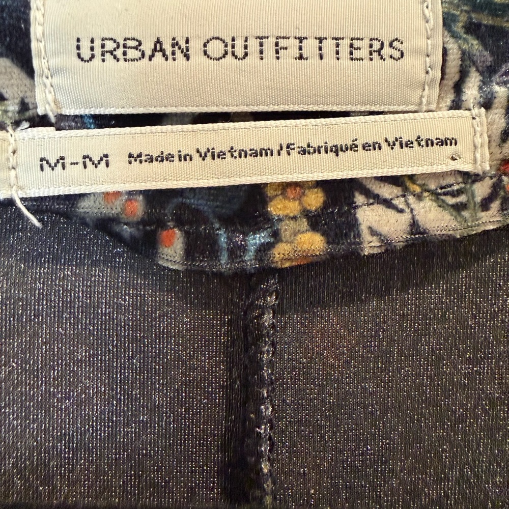 Urban Outfitters Velvet Tigerprint Wrap Dress - Picture 2 of 5